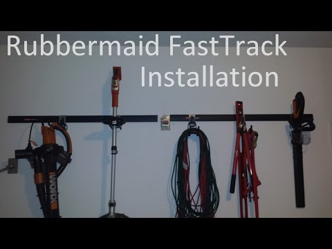 How To Install Rubbermaid Fasttrack